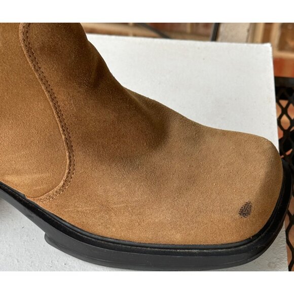 Unlisted Brand Women's Leather Upper Tan Mid Heel Boots w/Side Zip Size 8M-READ - Picture 12 of 16